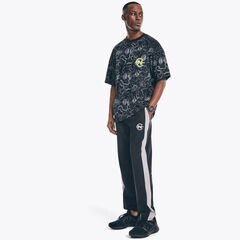 BIG & TALL COMPETITION PRINTED T-SHIRT,True Black,large