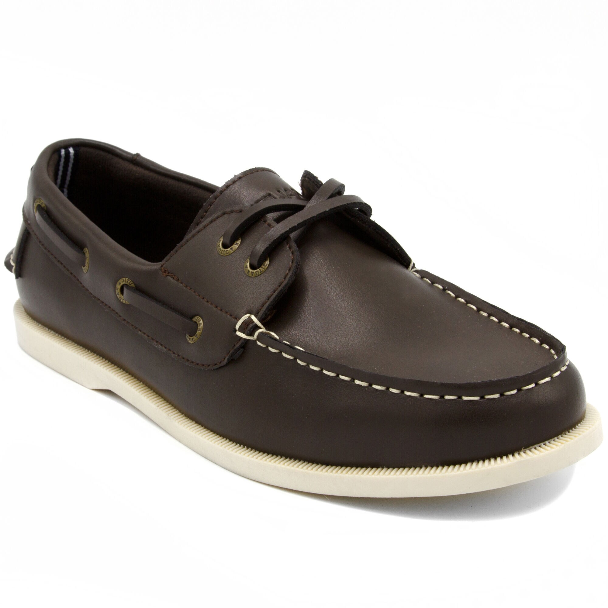 Nueltin Boat Shoes,Brown,large