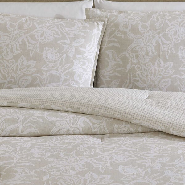 Tortola Beige Full/Queen Comforter & Sham Set