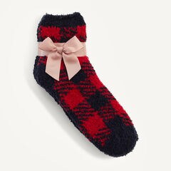 Fuzzy Crew Socks, 3-Pack,Multi,large