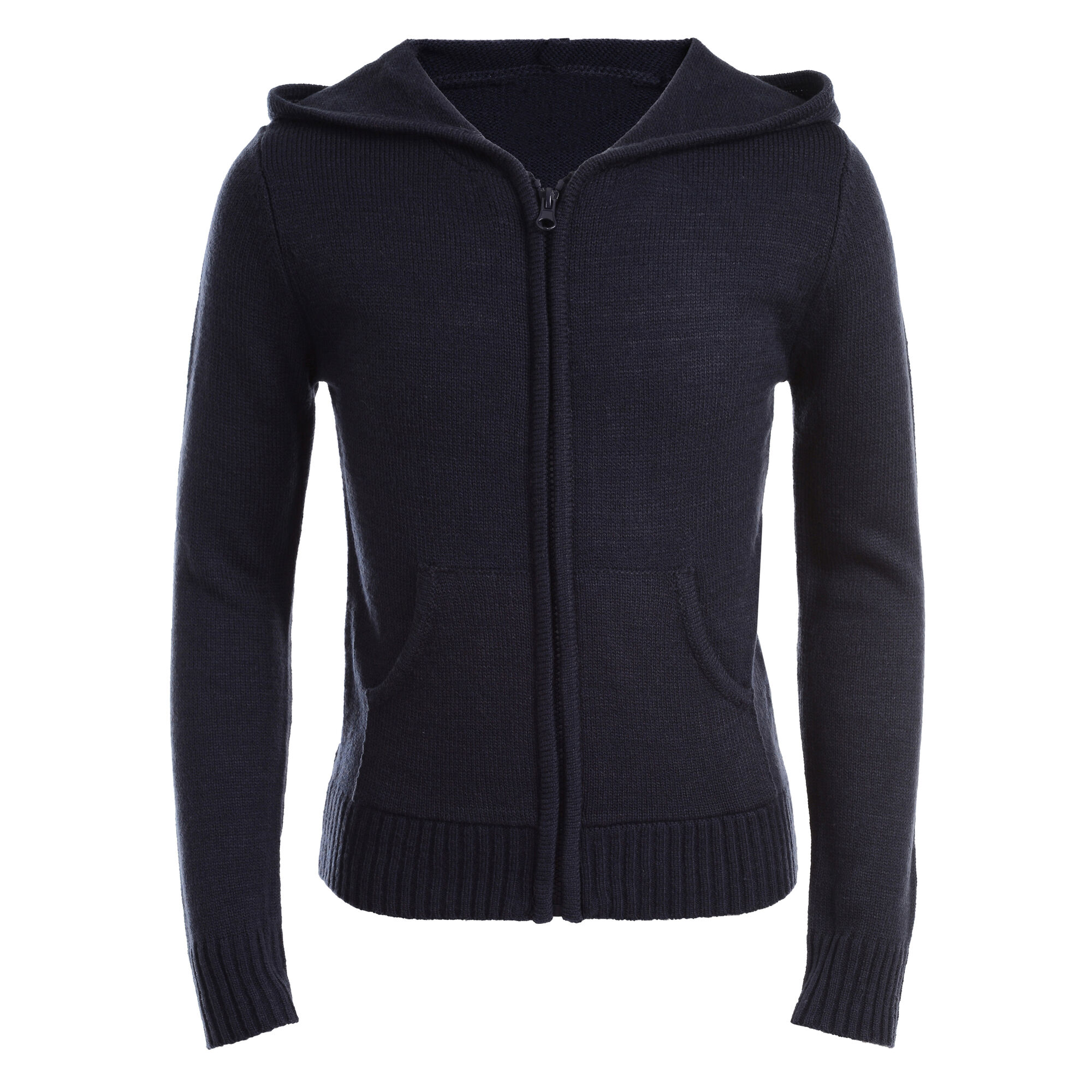 GIRLS' SWEATER HOODIE (PLUS SIZES),Crystal Bay Blue,large