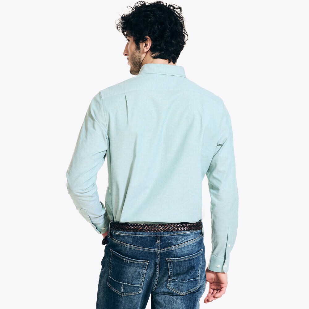 Oxford Shirt,Green Apple,large