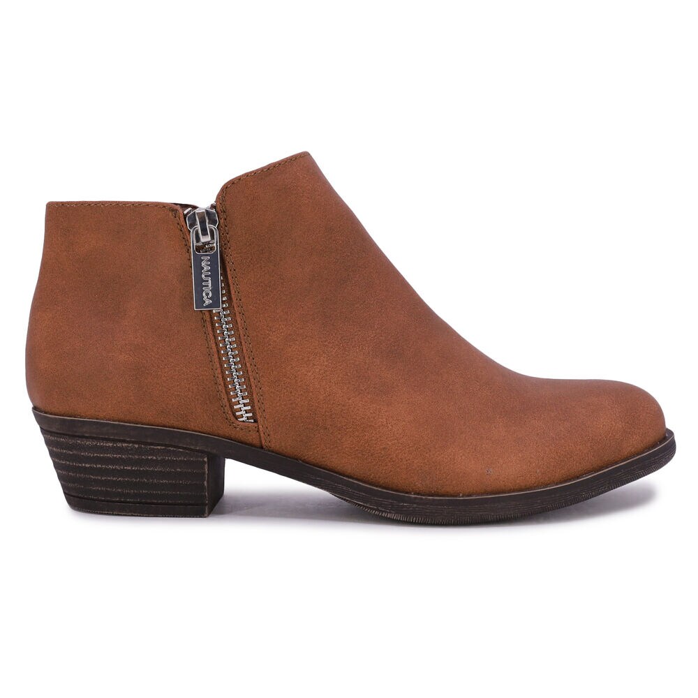 Suede Bootie,Brown Stone,large