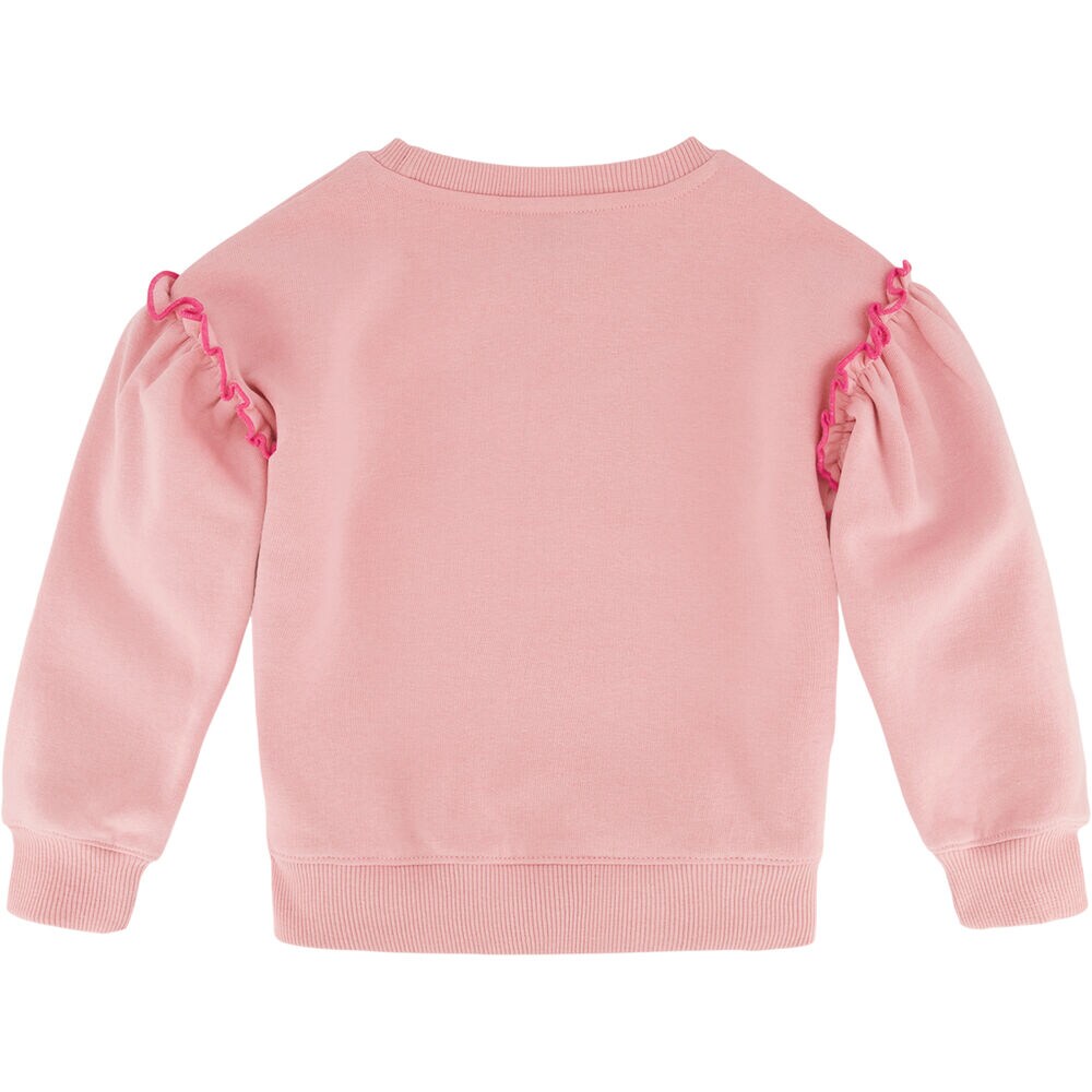 Little Girls' Fleece Star Sweatshirt (4-6X),Bow Burgundy,large