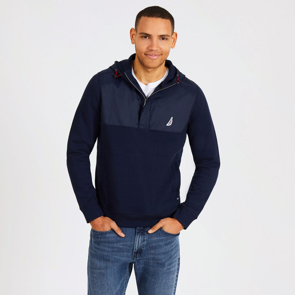 Tech Fleece Pullover Hoodie,Navy,large