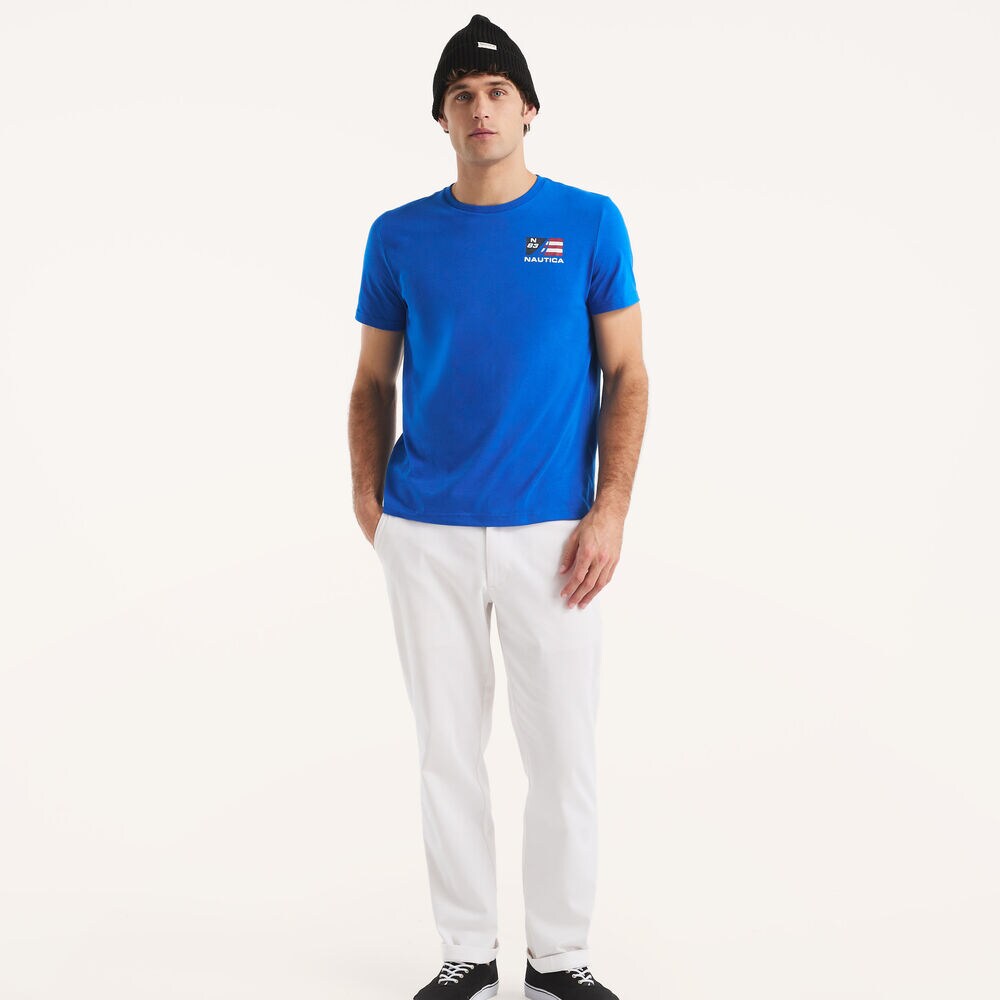 Sailing Team Graphic T-Shirt,True Navy,large