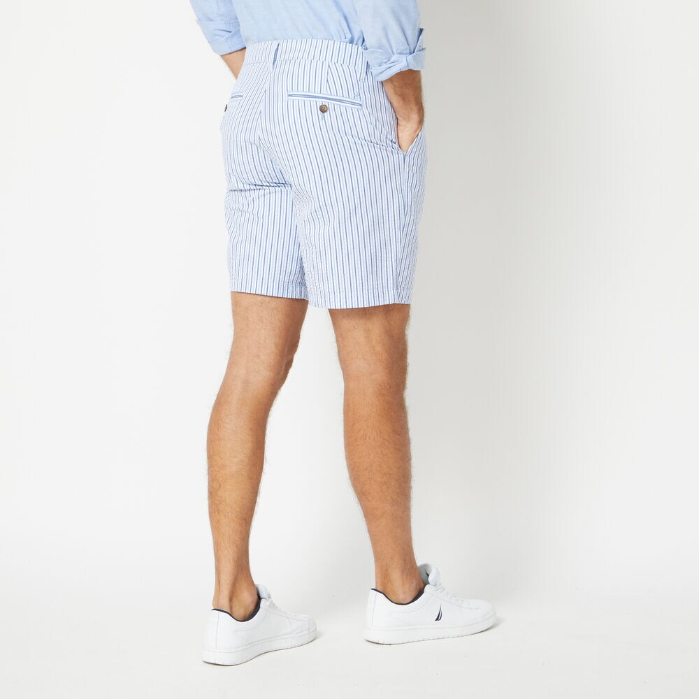 CLASSIC FIT SEERSUCKER SHORTS,Sea Mist,large