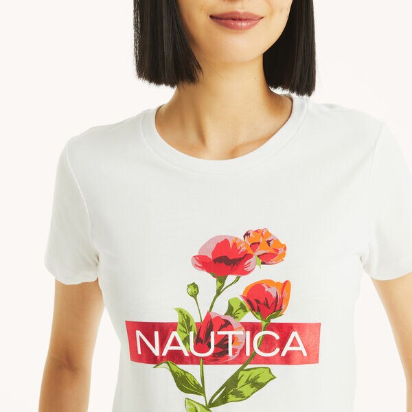 Floral Logo Graphic T-Shirt