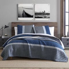 Rendon Charcoal Twin Quilt & Sham Set,Grey Heather,large