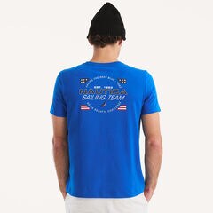 Sailing Team Graphic T-Shirt,True Navy,large