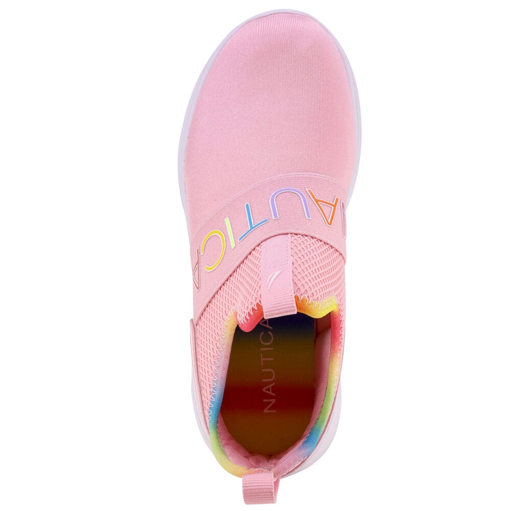 GIRLS' LOGO-STRAP SNEAKER,Reckoning Red,large