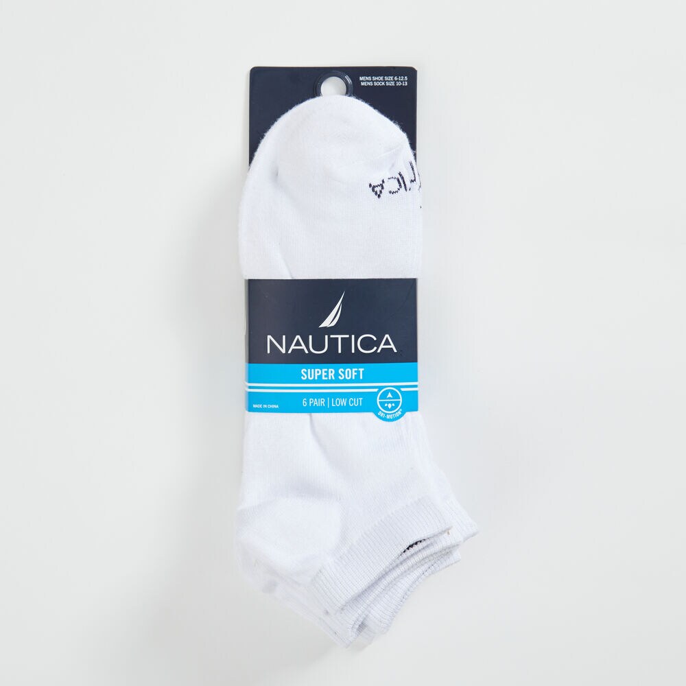ATHLETIC ANKLE SOCKS, 6-PACK,Multi,large