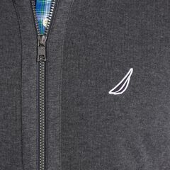 BRAND ICON BOMBER JACKET,Charcoal Heather,large