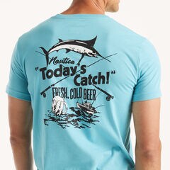 Today's Catch Graphic T-Shirt,Workshirt Blue,large