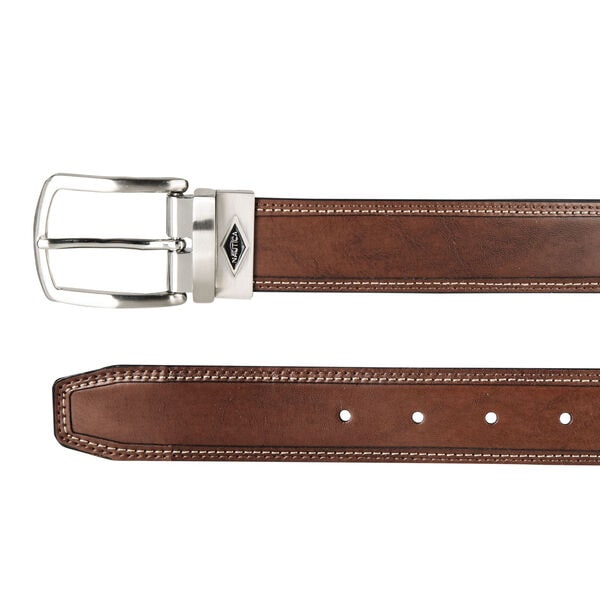 Reversible Stitch Leather Belt