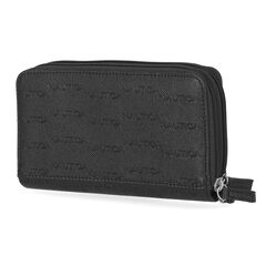 PRINTED WRISTLET WALLET,Black,large