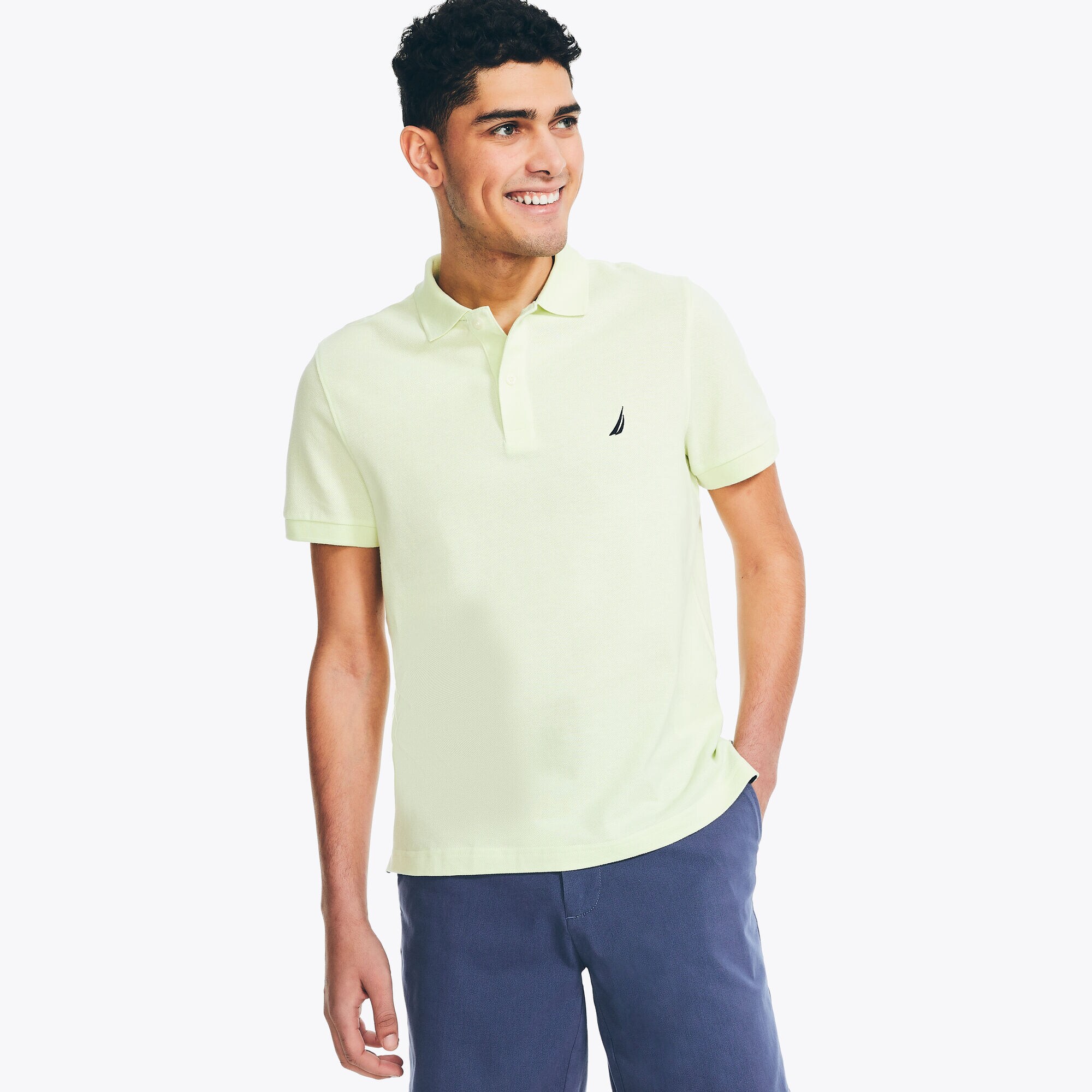 SLIM FIT DECK POLO,Green2,large