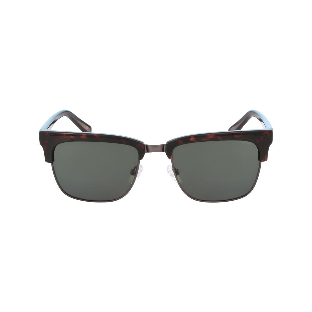 Retro Rectangular Sunglasses,Sable Heather,large