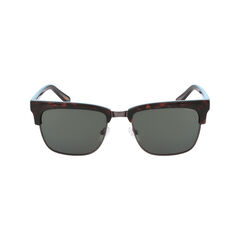 Retro Rectangular Sunglasses,Sable Heather,large