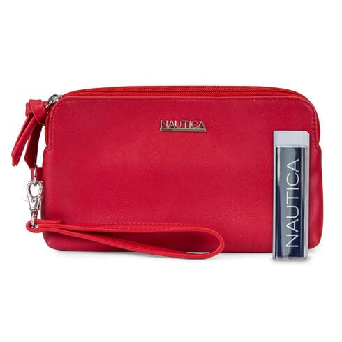 Womens Bags Totes Nautica Sailing Wristlet With Battery Charger