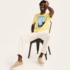 Sailing Graphic T-Shirt,French Vanilla,large