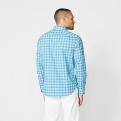 CLASSIC FIT GINGHAM STRETCH POPLIN SHIRT,Mint Spring,large