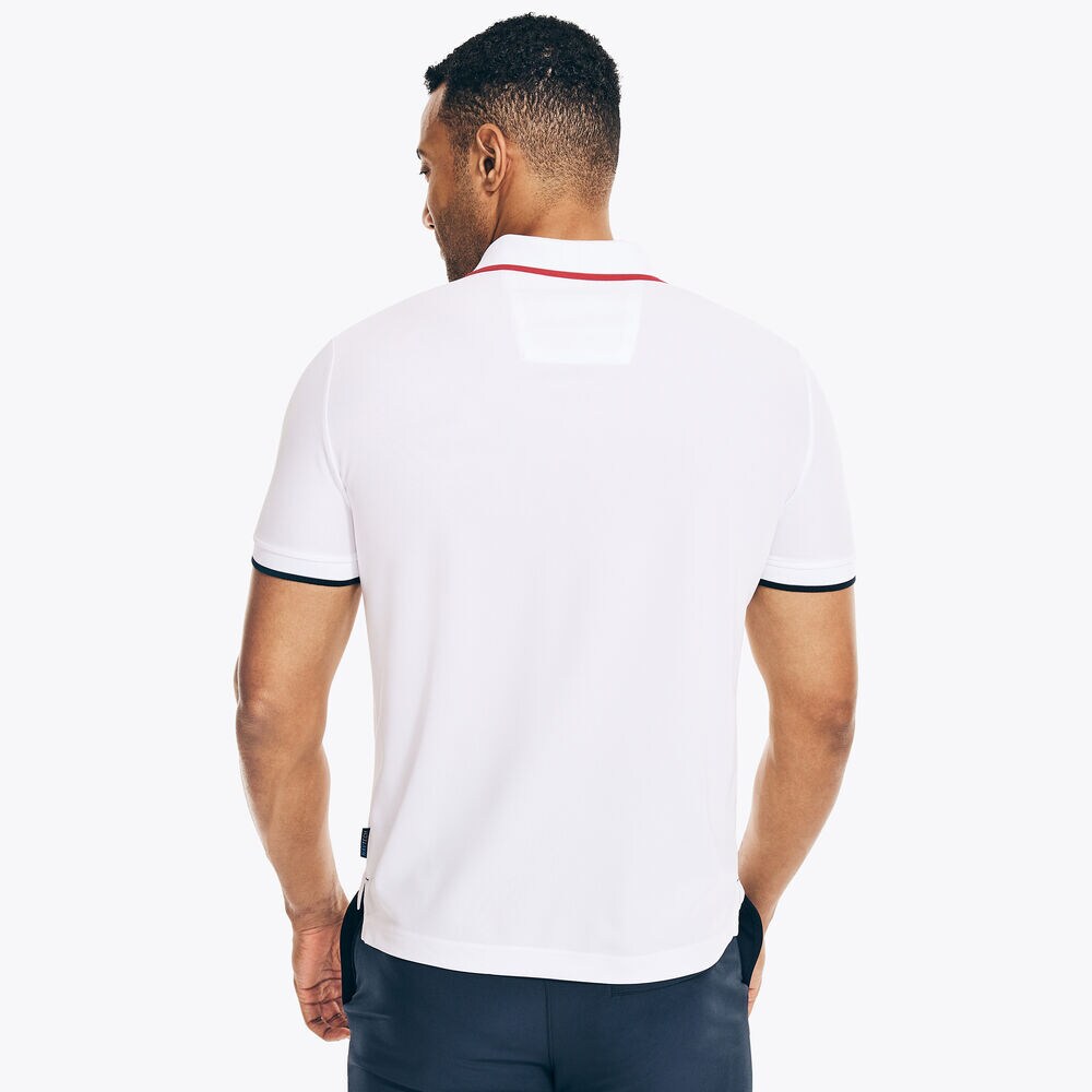 NAVTECH CLASSIC FIT POLO,Bright White,large