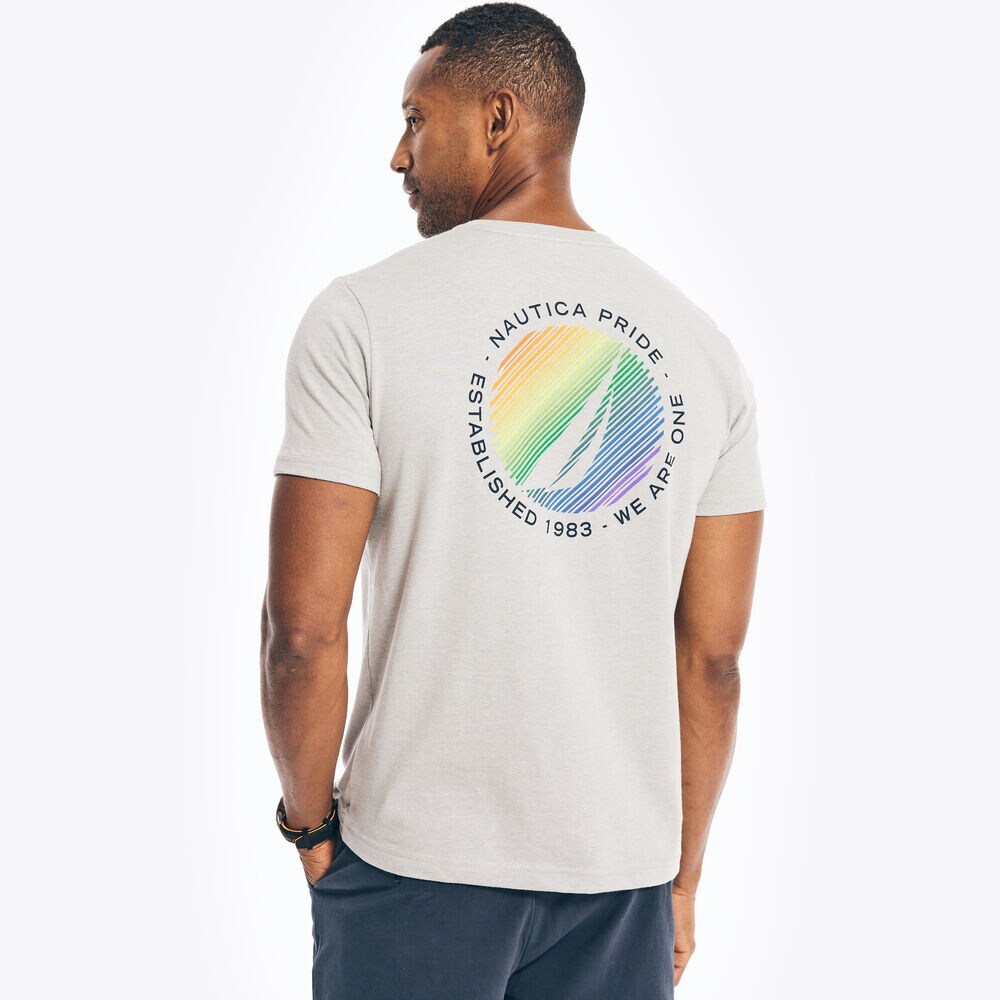 PRIDE WE ARE ONE GRAPHIC T-SHIRT,Grey Heather,large