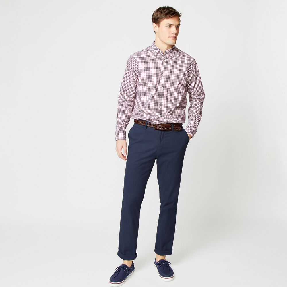GINGHAM SHIRT,Zinfandel,large