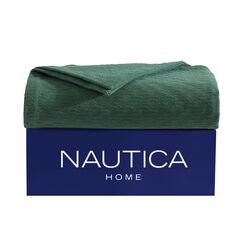 Ripple Cove Green Twin Blanket,Dark Hunter,large