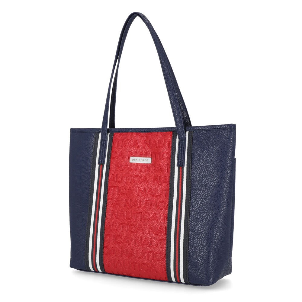 Wide Angle Tote Bag,Workshirt Blue,large