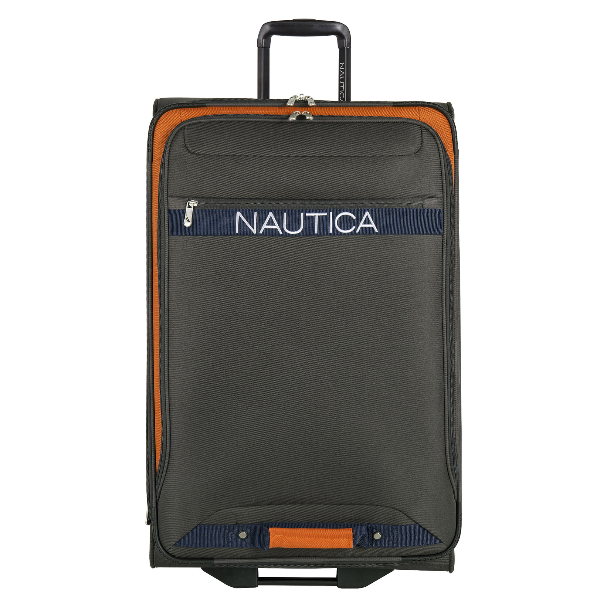 Hayes Point 28" Expandable Luggage in Grey/Orange,Grey Heather,large