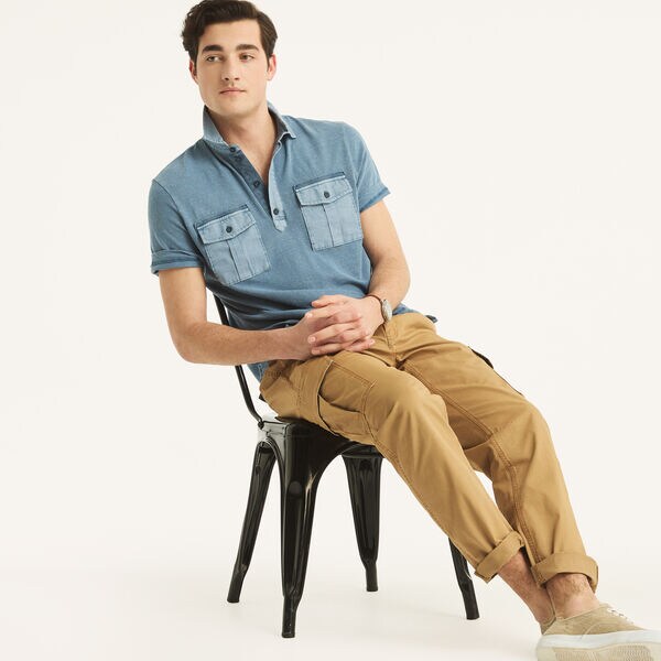 Nautica Jeans Co. Classic Fit Linen Polo