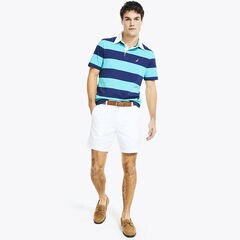 CLASSIC FIT STRIPED POLO,Light Olive,large