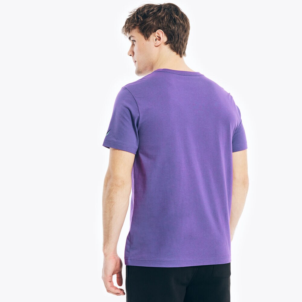 COMPETITION SUSTAINABLY CRAFTED SAILING TEAM GRAPHIC T-SHIRT,Pier Purple Heather,large