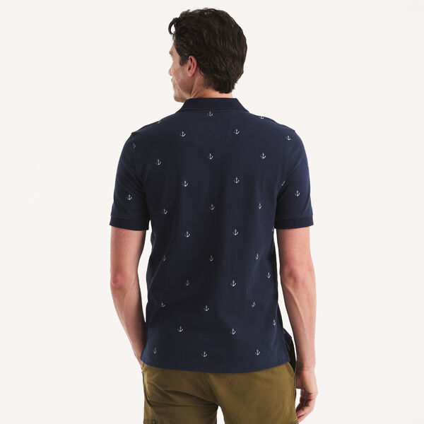 Classic Fit Printed Deck Polo