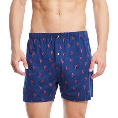 Lobster Motif Boxers,Horizon Blue,large