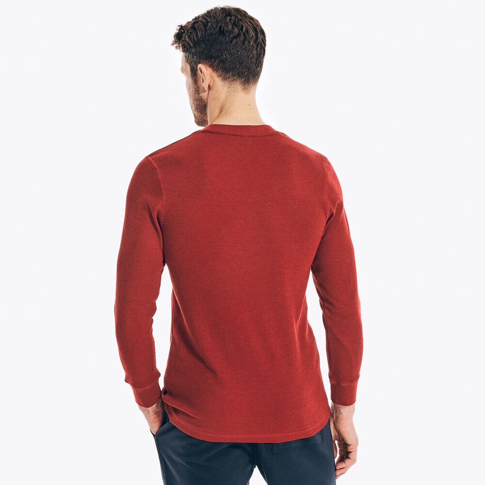 LONG-SLEEVE CREWNECK THERMAL,Cranberry,large
