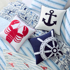 Beach Collage 50" X 70" Throw Blanket,Pure Deep Bay Wash,large