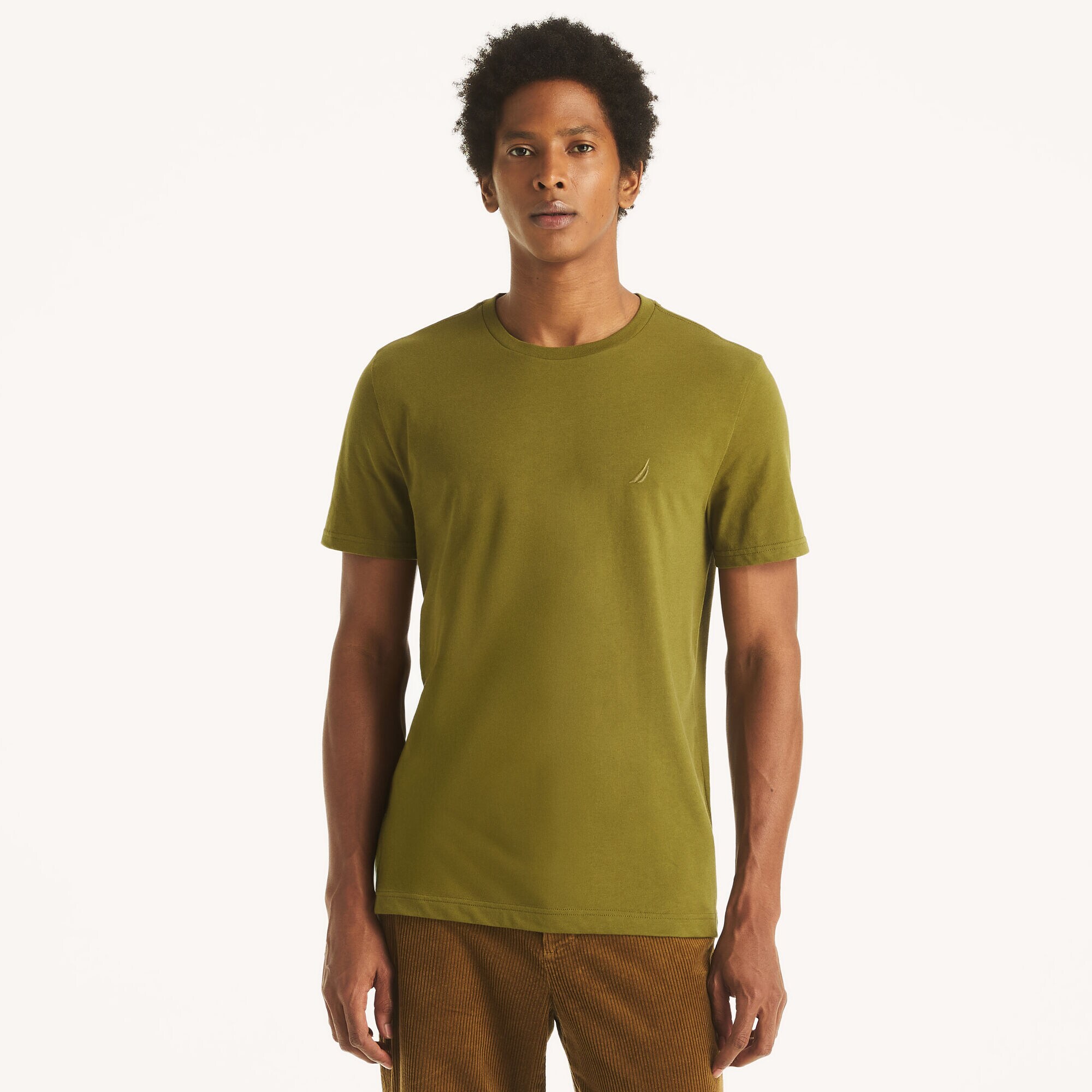 Crewneck Deck T-Shirt,Tropic Jade,large