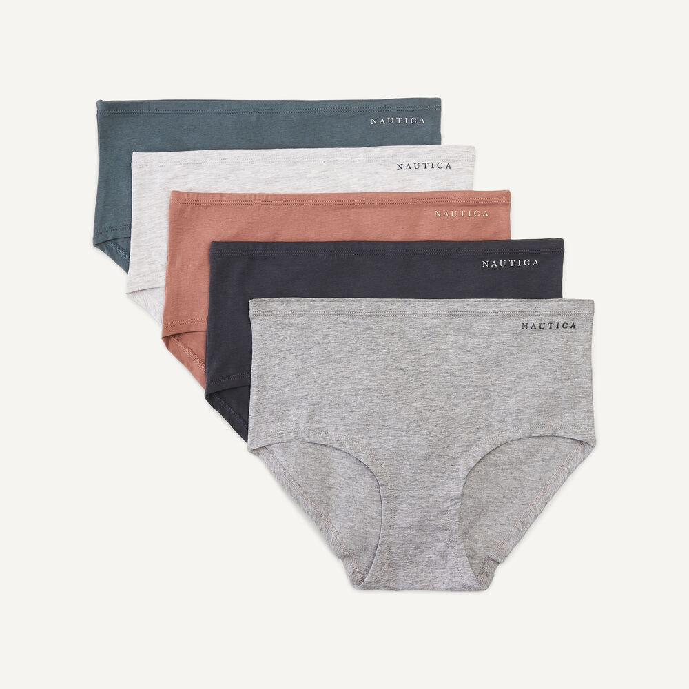 Stretch-Cotton Brief, 5-Pack,Angel Blue,large