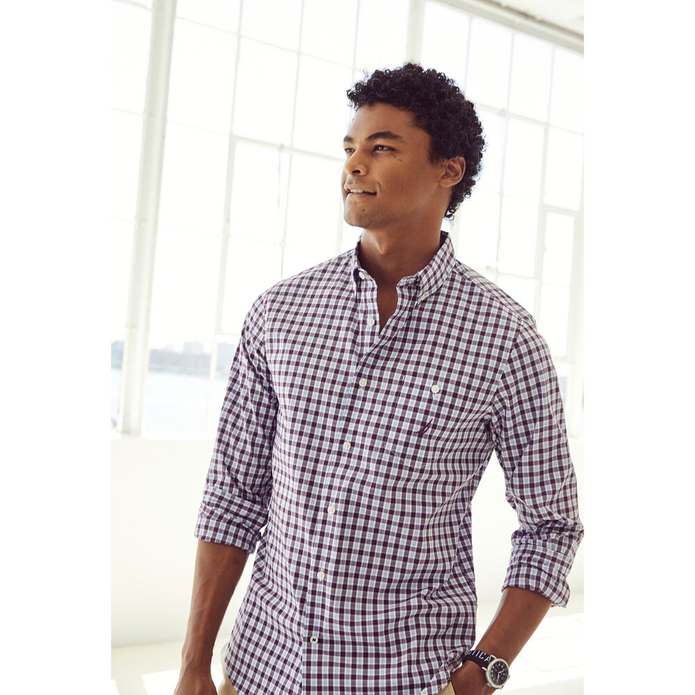 NAVTECH PLAID SHIRT,Ridge,large
