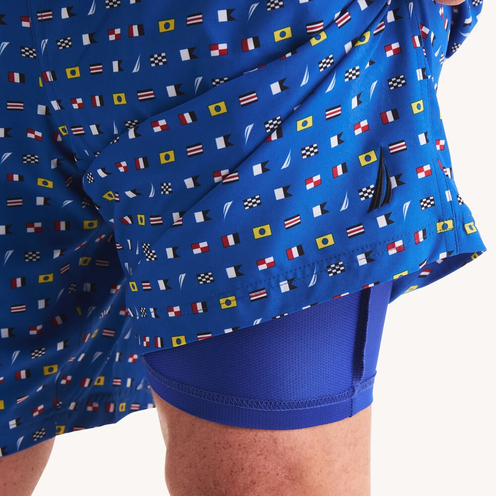 Big & Tall Quick-Dry Swim,Bolt Blue,large