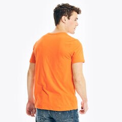 BIG & TALL SUSTAINABLY CRAFTED SAILING TEAM GRAPHIC T-SHIRT,Tropic Orange,large