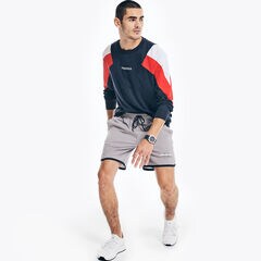 COMPETITION SUSTAINABLY CRAFTED GRAPHIC LONG-SLEEVE T-SHIRT,Navy,large