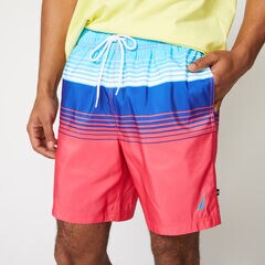 8" PERFORMANCE STRIPE SWIM,Persian Red,large