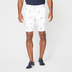 9.5" SLIM FIT BOAT 83 PRINT SHORT,Bright White,large