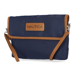 NYLON MINI WALLET BAG,Aqua Isle,large