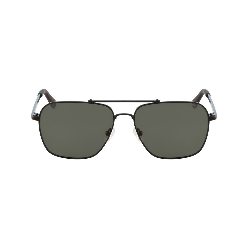 Navigator Sunglasses with Matte Frame,Black Onyx,large