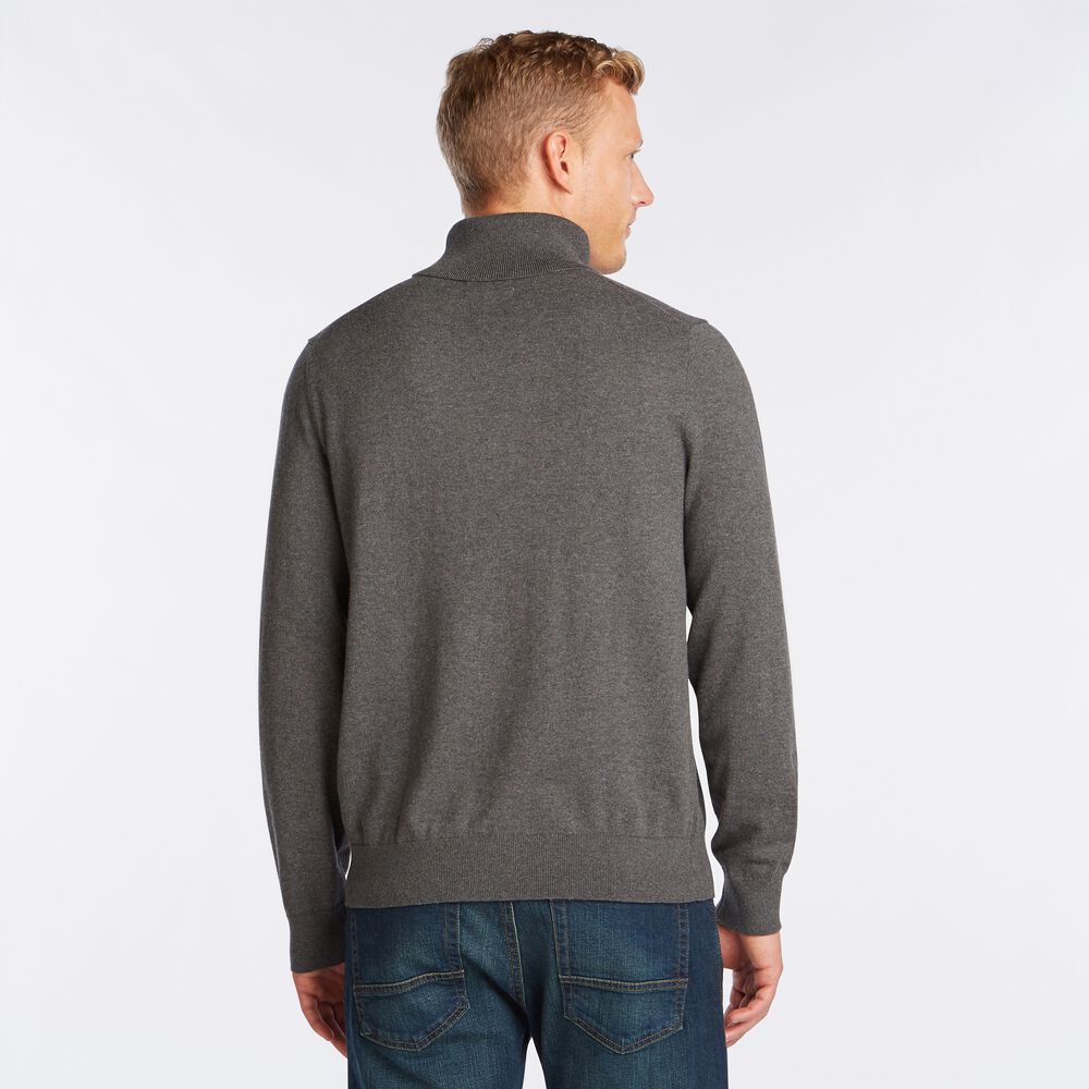 NAVTECH TURTLENECK SWEATER,Charcoal Heather,large